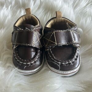 Brown baby Joseph Allen loafer shoes size baby 2